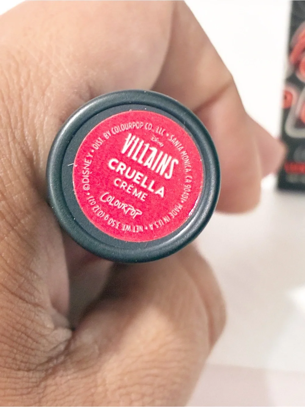 ColourPop Disney Villains Cruella Red Lipstick NEW